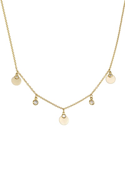 Κολιέ Χρυσό 14Κ Shiny Dots 6192