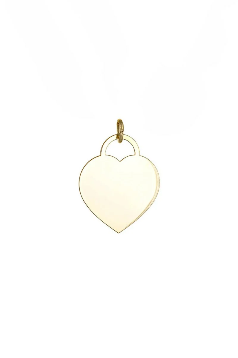 Κρεμαστό Χρυσό 14Κ Label It Heart 6194