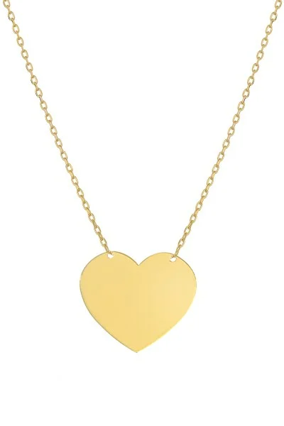 Κολιέ Χρυσό 14Κ Label It Heart 6213