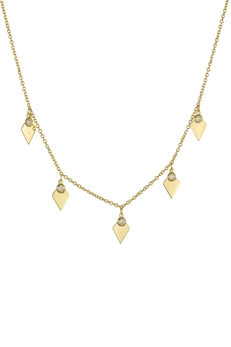 Κολιέ Χρυσό 14Κ SeeK for Gold Aztec Drops