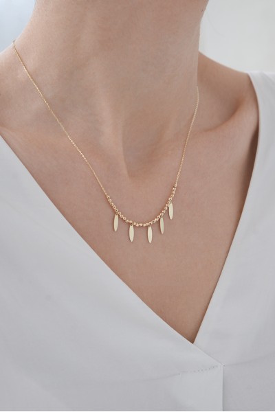 Κολιέ Χρυσό 14Κ Dolce Vita Drops 6235