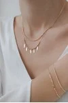 Κολιέ Χρυσό 14Κ Dolce Vita Drops 6235