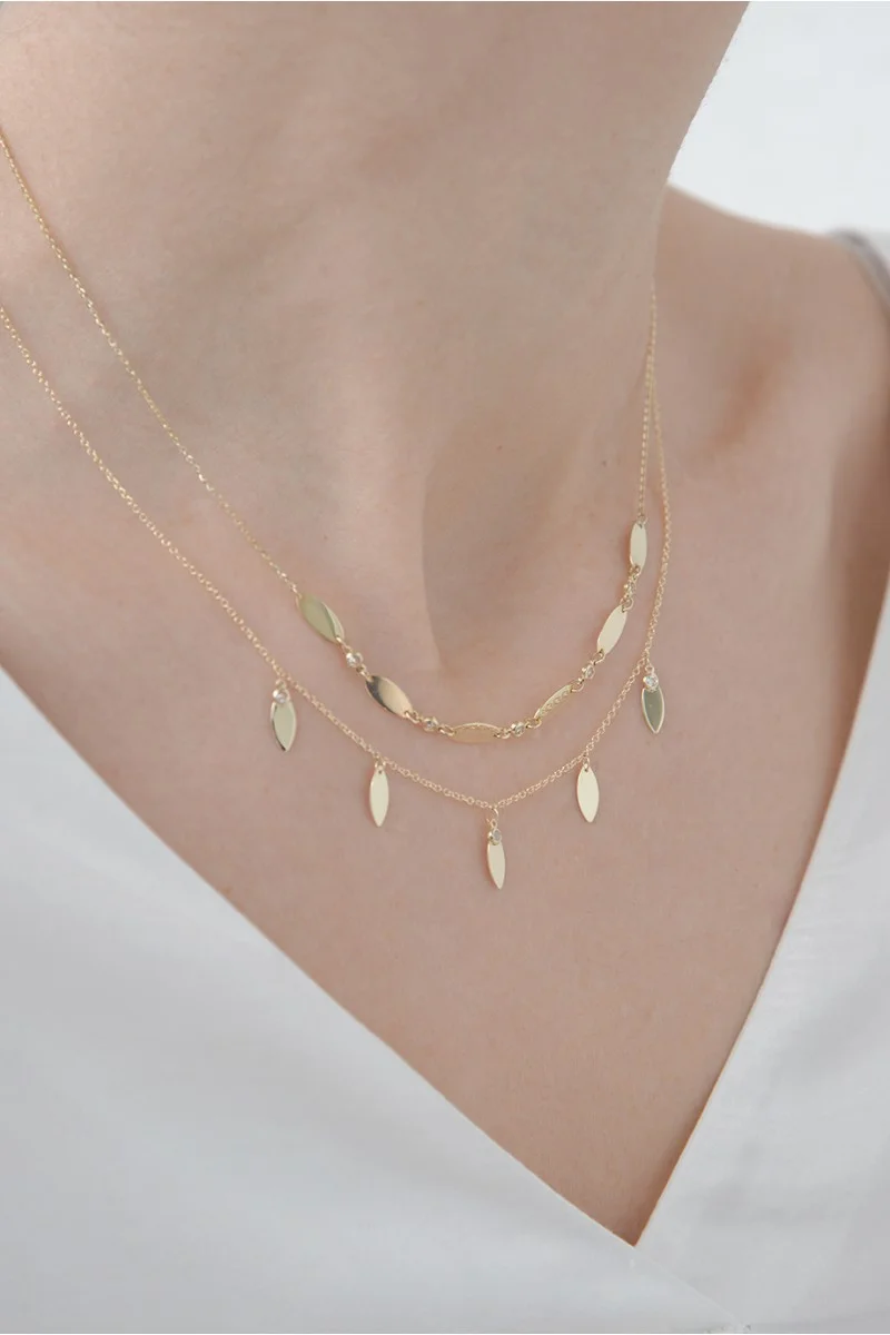 Κολιέ Χρυσό 14Κ SeeK for Gold Ovals