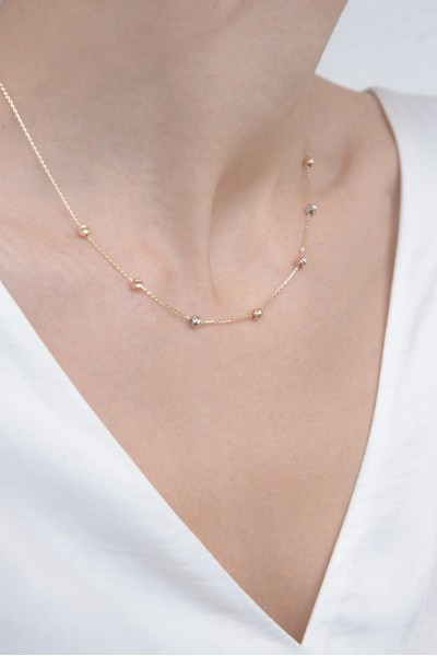 Κολιέ Χρυσό 14Κ Dolce Vita Trinity