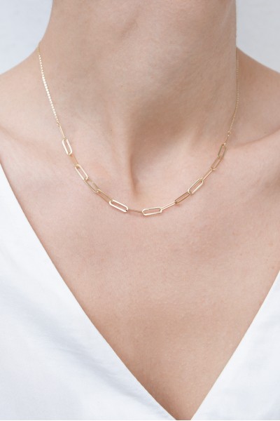 Κολιέ Χρυσό 14Κ Blogger Style 6242