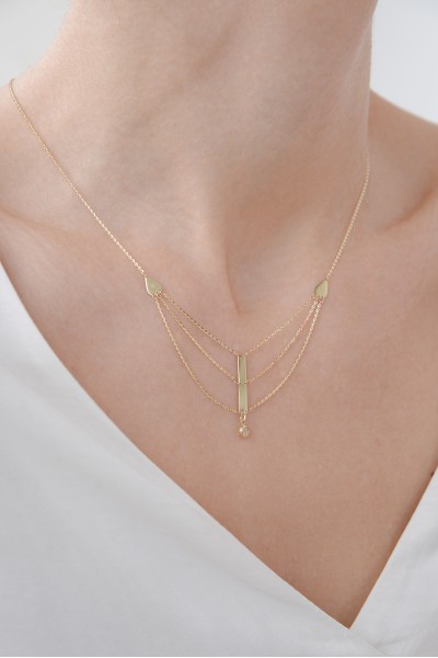 Κολιέ Χρυσό 14Κ SeeK for Gold Osiris