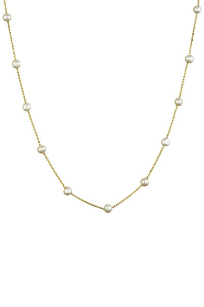 Κολιέ Χρυσό 14Κ Small Μαργαριτάρια
