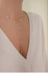 Κολιέ Χρυσό 14Κ Aztec Drops