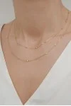 Κολιέ Χρυσό 14Κ Dots Mix