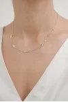 Κολιέ Χρυσό 14Κ Shiny Cubes