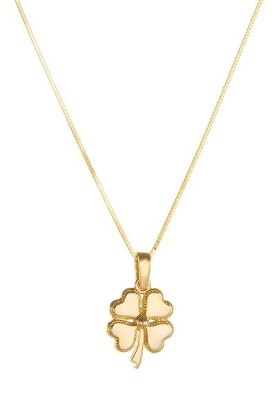 Κρεμαστό Χρυσό 14Κ Shiny Clover