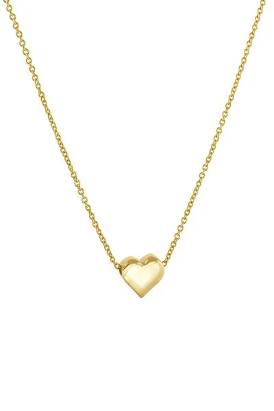 Κολιέ Χρυσό 14Κ Gold Shiny Heart