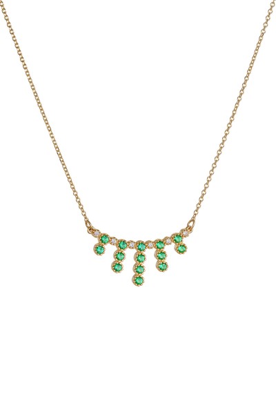 Κολιέ Χρυσό 14Κ Green Line