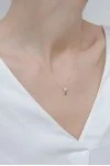 Κολιέ Χρυσό 14Κ Σμαράγδι Drop