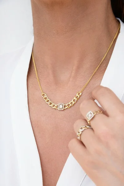 Κολιέ Χρυσό 14Κ Blogger Style 5663
