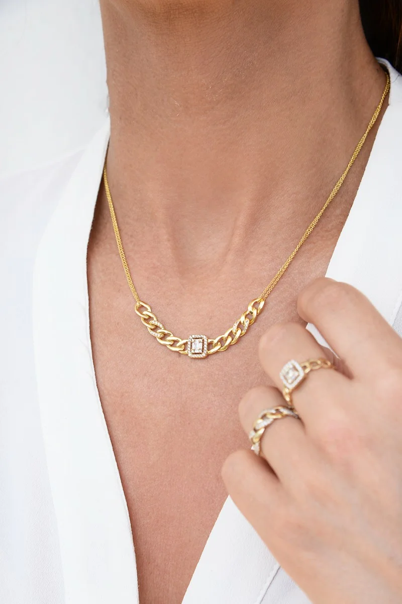 Κολιέ Χρυσό 14Κ Blogger Style 5663