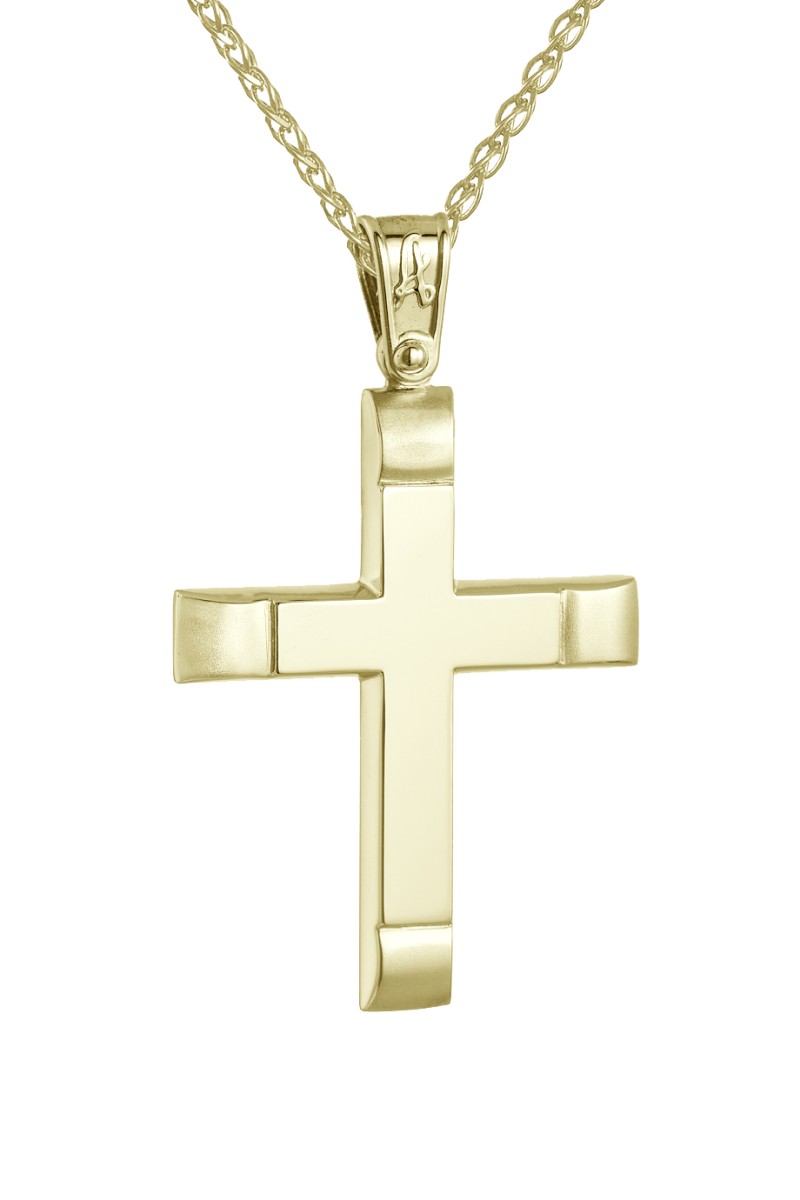 Σταυρός Βάπτισης Χρυσός 14Κ Minimal 6276
