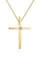 Σετ Σταυρός με Αλυσίδα Χρυσός 14Κ Minimal 6248