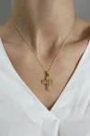 Σταυρός Βάπτισης Χρυσός 14Κ Ζαγρέ 4326