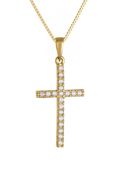 Κρεμαστό Χρυσό 14Κ Σταυρός Πετράτος