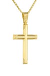 Σταυρός Βάπτισης Χρυσός 14Κ Λουστρέ 6250