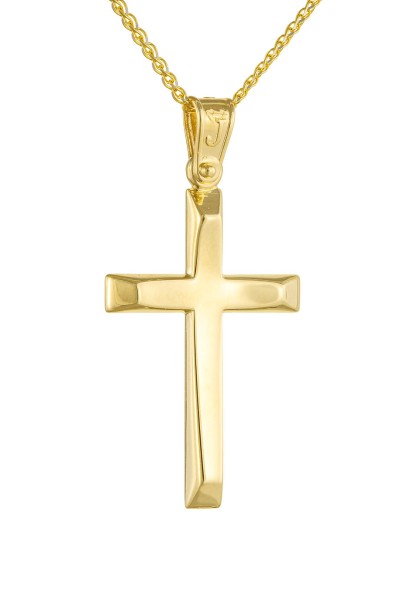Σταυρός Βάπτισης Χρυσός 14Κ Λουστρέ 6253