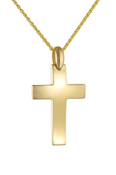 Σταυρός Βάπτισης Χρυσός 14Κ Minimal 6385