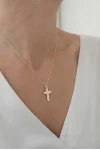 Σταυρός Βάπτισης Χρυσός 14Κ Minimal 6385