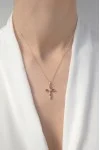 Κρεμαστό Χρυσό 14Κ Selection Cross Διπλής Όψης