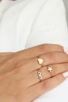 Δαχτυλίδι Χρυσό 14Κ Star Shine