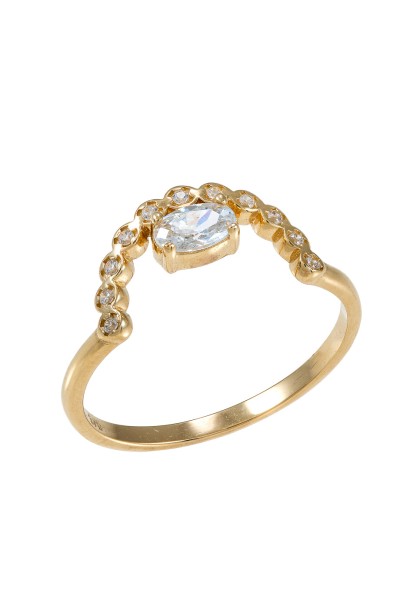 Δαχτυλίδι Χρυσό 14Κ Smile