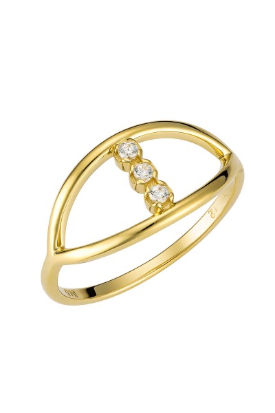 Δαχτυλίδι Χρυσό 14Κ Like An Eye