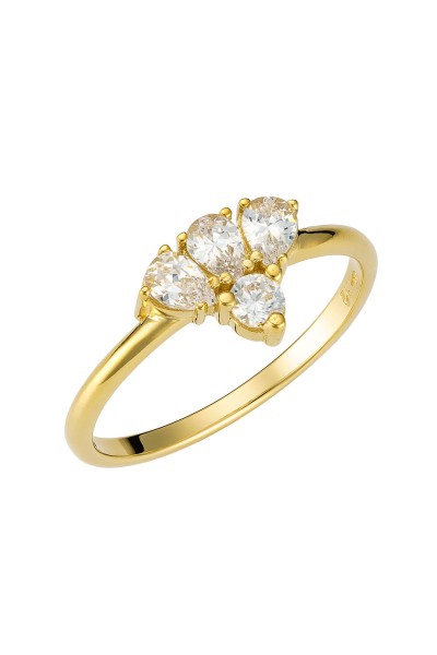 Δαχτυλίδι Χρυσό 14Κ Glam Drop