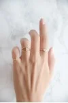 Δαχτυλίδι Χρυσό 14Κ Glam Drop