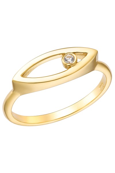 Δαχτυλίδι Χρυσό 14Κ Oval Eye 6079