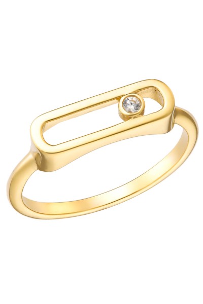 Δαχτυλίδι Χρυσό 14Κ Oval Eye 6080