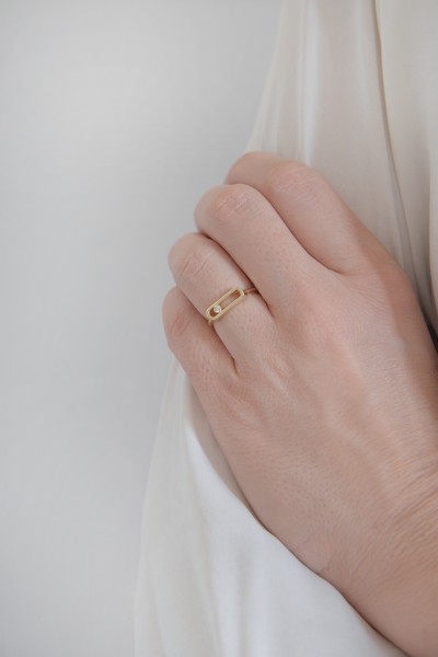 Δαχτυλίδι Χρυσό 14Κ Oval Eye 6080