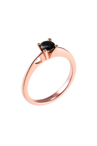 Δαχτυλίδι Ροζ Χρυσό 14Κ Καρδιά