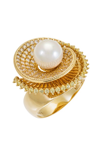 Δαχτυλίδι Χρυσό 14Κ Pearl Elite