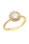 Δαχτυλίδι Χρυσό 14Κ Ροζέτα Λευκή 5790
