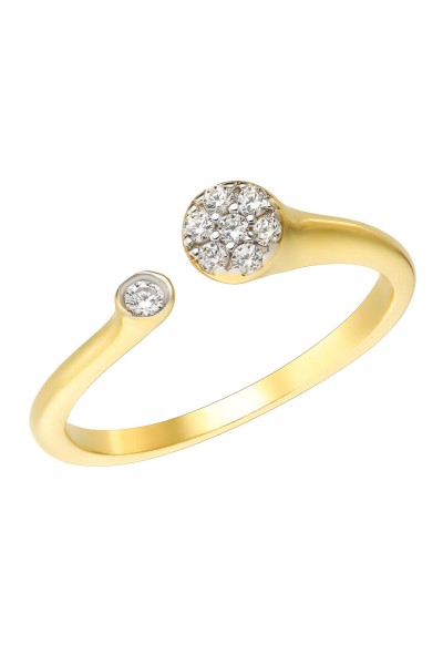 Δαχτυλίδι Χρυσό 14Κ Dot To Dot