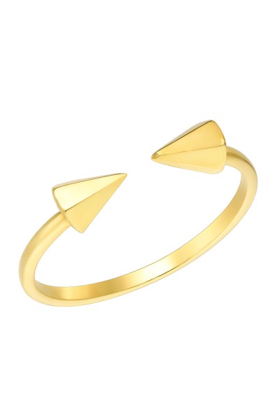 Δαχτυλίδι Χρυσό 14Κ Shiny Rock Studs