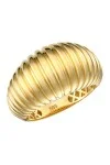 Δαχτυλίδι Χρυσό 14Κ Bamboo Croissant 5967