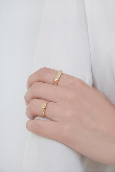 Δαχτυλίδι Χρυσό 14Κ Oval Elite