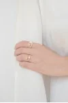 Δαχτυλίδι Χρυσό 14Κ Rock Studs