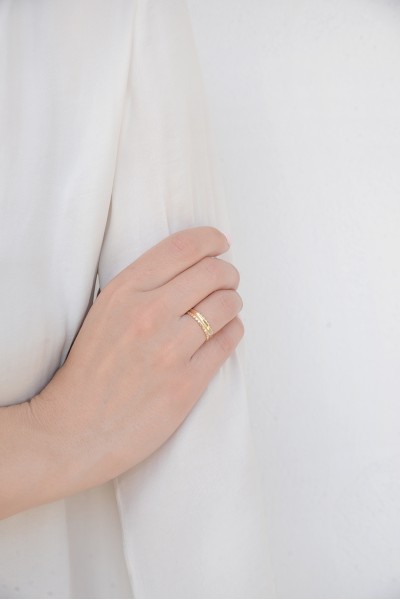 Δαχτυλίδι Χρυσό 14Κ Aztec Shine