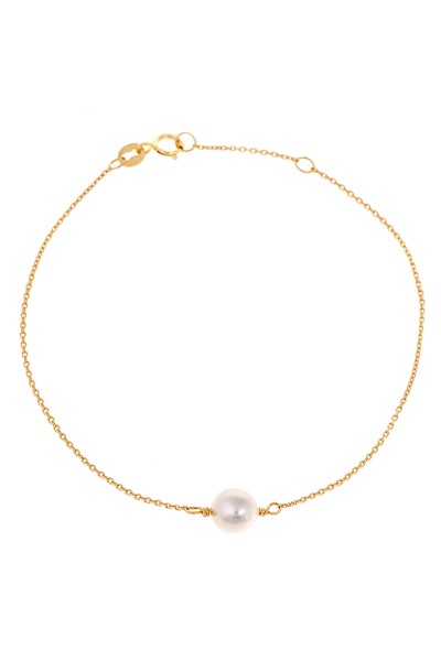 Βραχιόλι Χρυσό 14Κ Μαργαριτάρι