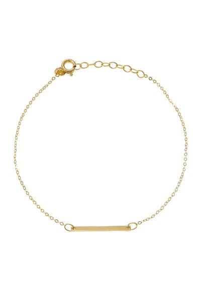 Βραχιόλι Χρυσό 14Κ Shiny Line