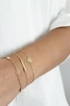 Βραχιόλι Χρυσό 14Κ Shiny Line