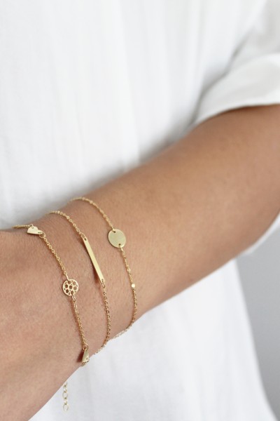 Βραχιόλι Χρυσό 14Κ Κύκλος